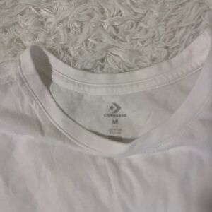 Converse White Short Sleeve Crew Tee - Kids